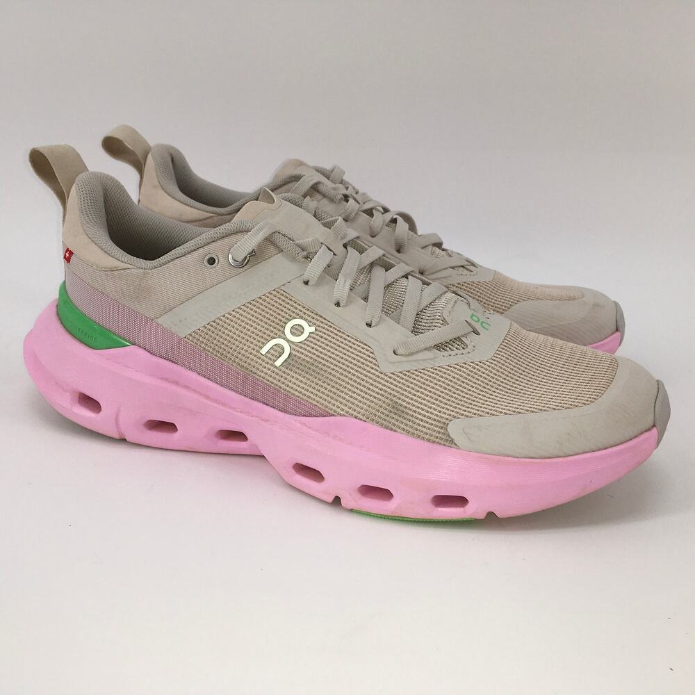 On Cloud Cloudpulse Next Cross trainer Sneaker Silver Honeydew Pink Womens 10